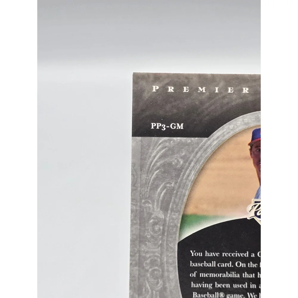 2007 Upper‎ Deck Premier Patches Greg Maddux Triple Relic Jersey 76/87 Padres